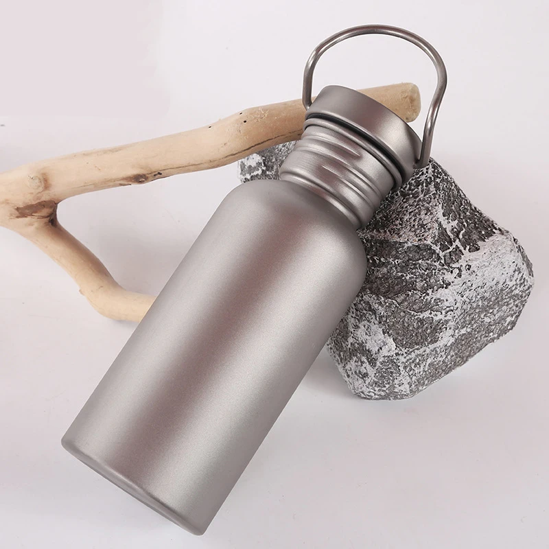 New Pure Titanium Sports Water Bottle With Large Capacity For Outdoor Travel, Camping, And Portable Mountaineering