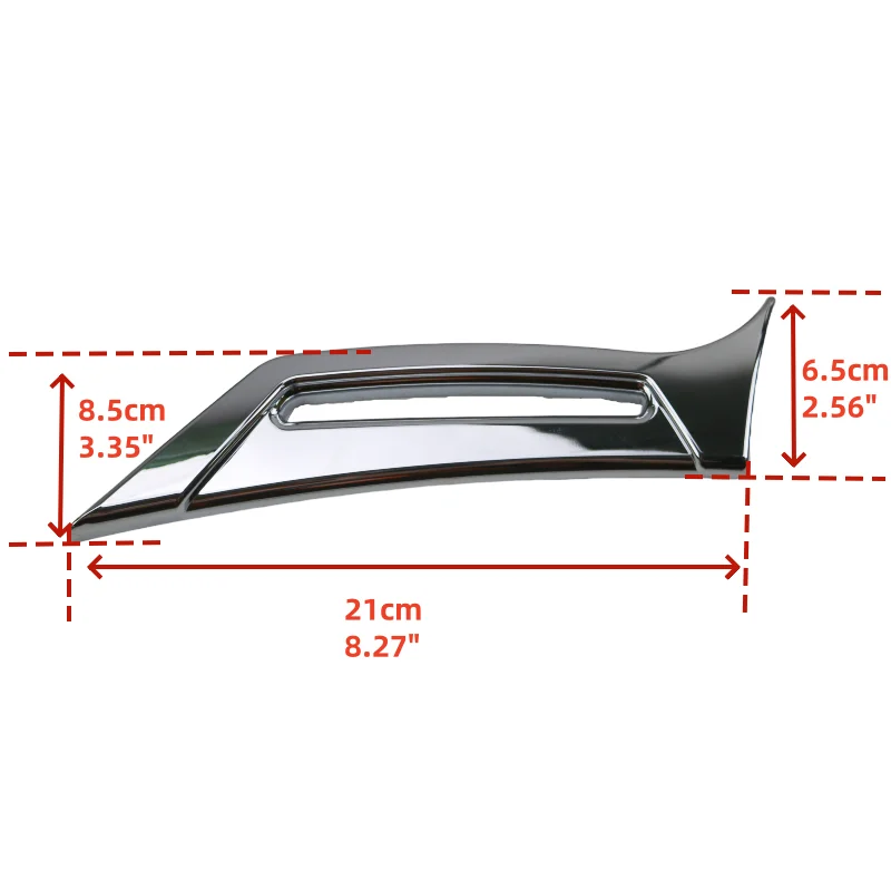 Chrome Motorcycle Accessories Front Fairing Intake Vent Scoops Case for Honda Goldwing GL1800 GL 1800 2012-2017g GL1800