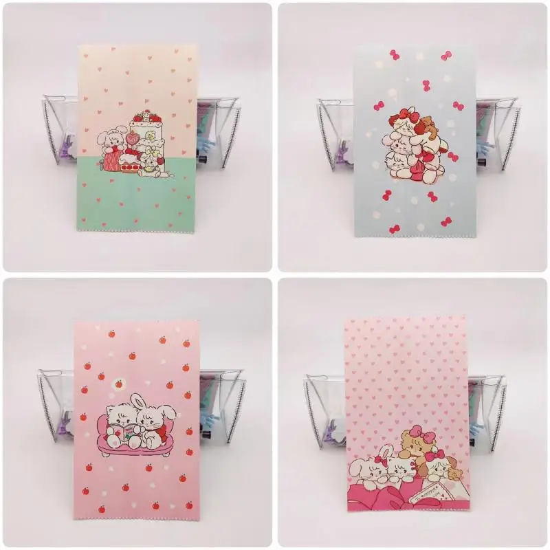 

40 Pieces/set Gift Paper Bags Mikko Kawaii Anime Cami Mousse Latte Cute Rabbit Miscellaneous Storage Bag Cartoon Decoration