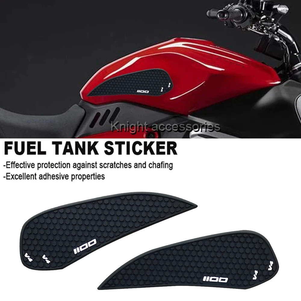 For Diavel V4 DiavelV4 V 4 2023 Motorcycle Accessories Sticker Decal Kit Fuel Tank Pad Protector Anti slip