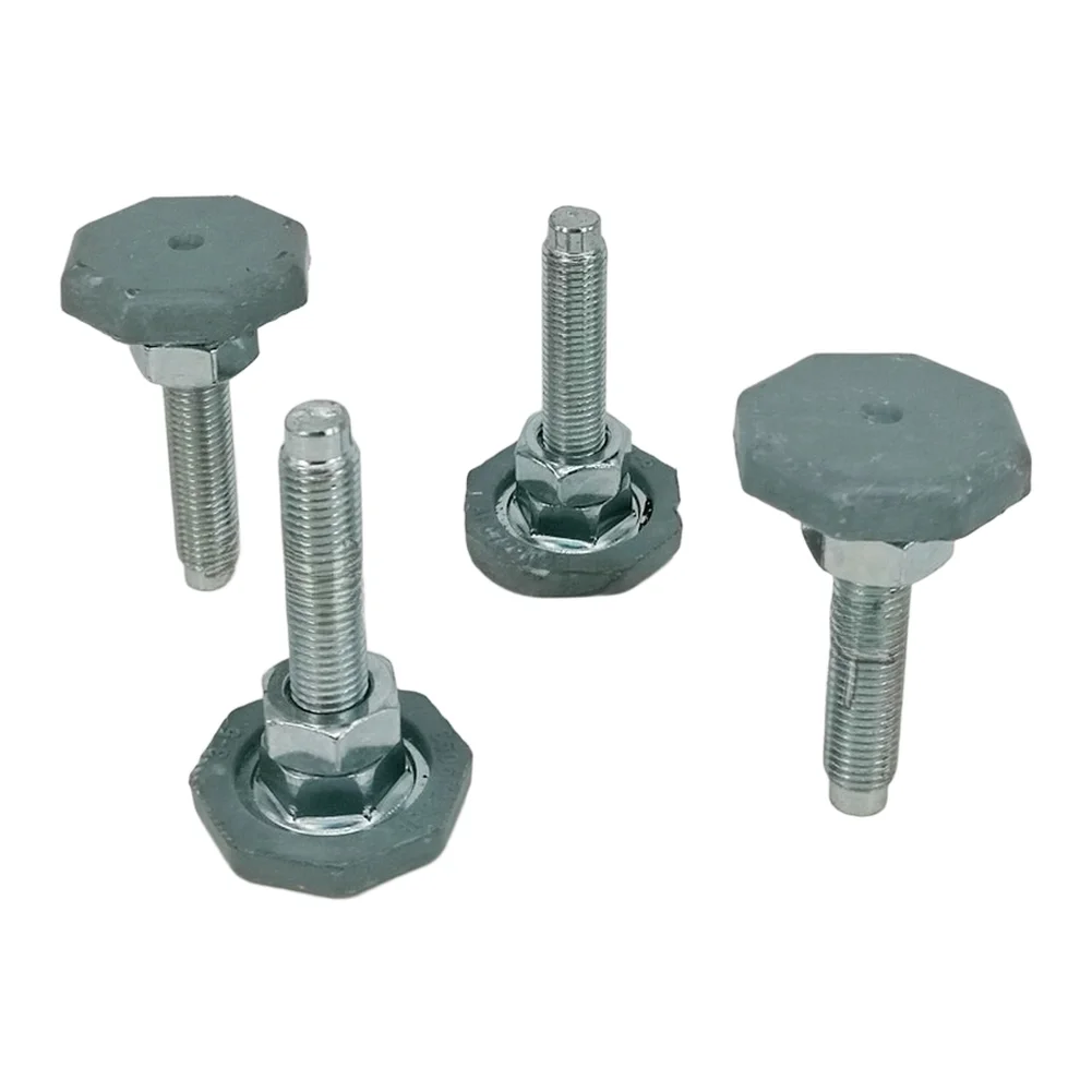 Adjustable Rubber Feet for Washing Machine and For Dryer with Anti-Slip Screw Pads to Reduce Vibration and Stabilize Appliance