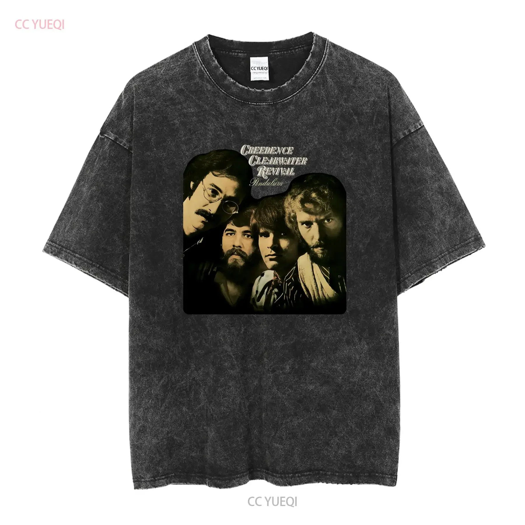 Creedence Clearwater Revival CCR Pendulum Rock Country Music Band T Shirt CCR04 long or short sleeves vintage Washed