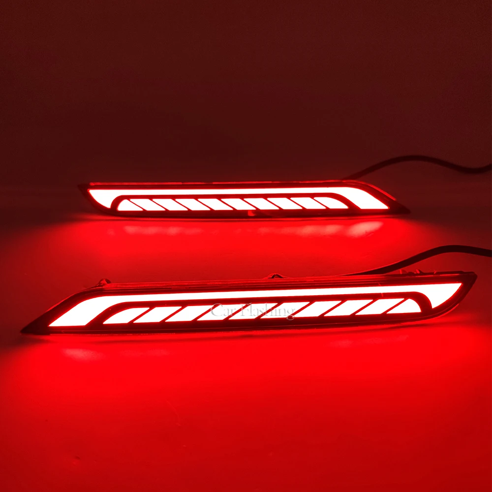 LED Reflector For Toyota Innova 2022 2023 Car Tail Light Rear Fog Lamp Bumper turn signal Light Brake Lamp