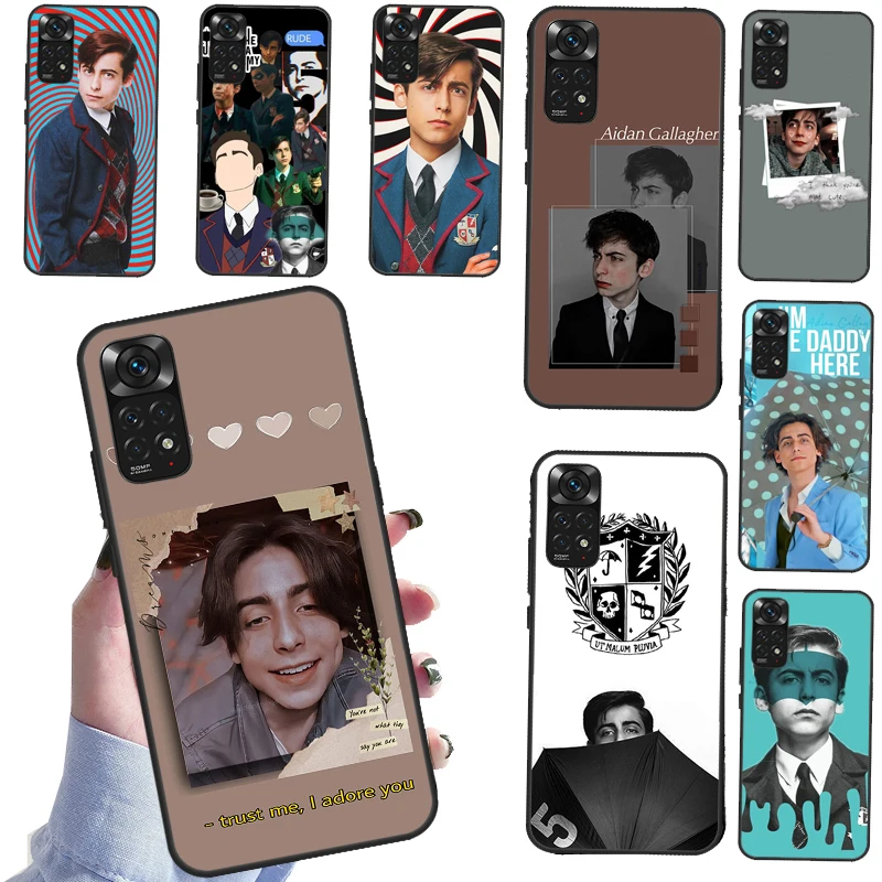 Aidan Gallagher Umbrella Academy Case For Redmi 10 9T 9A 9C 9 Back Cover For Redmi Note 11 10 9 8 Pro Note 10S 8T 9S Coque