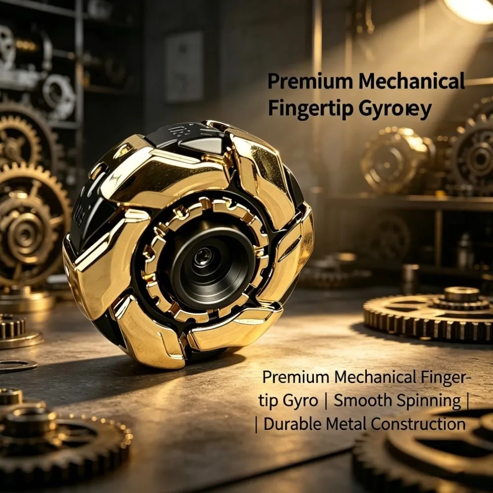 Adult Mechanical Fidget Spinner Deformable Smooth Spin Spinning Premium Alloy Magnetic Metal Fidget Sliders Office Relaxation view 3