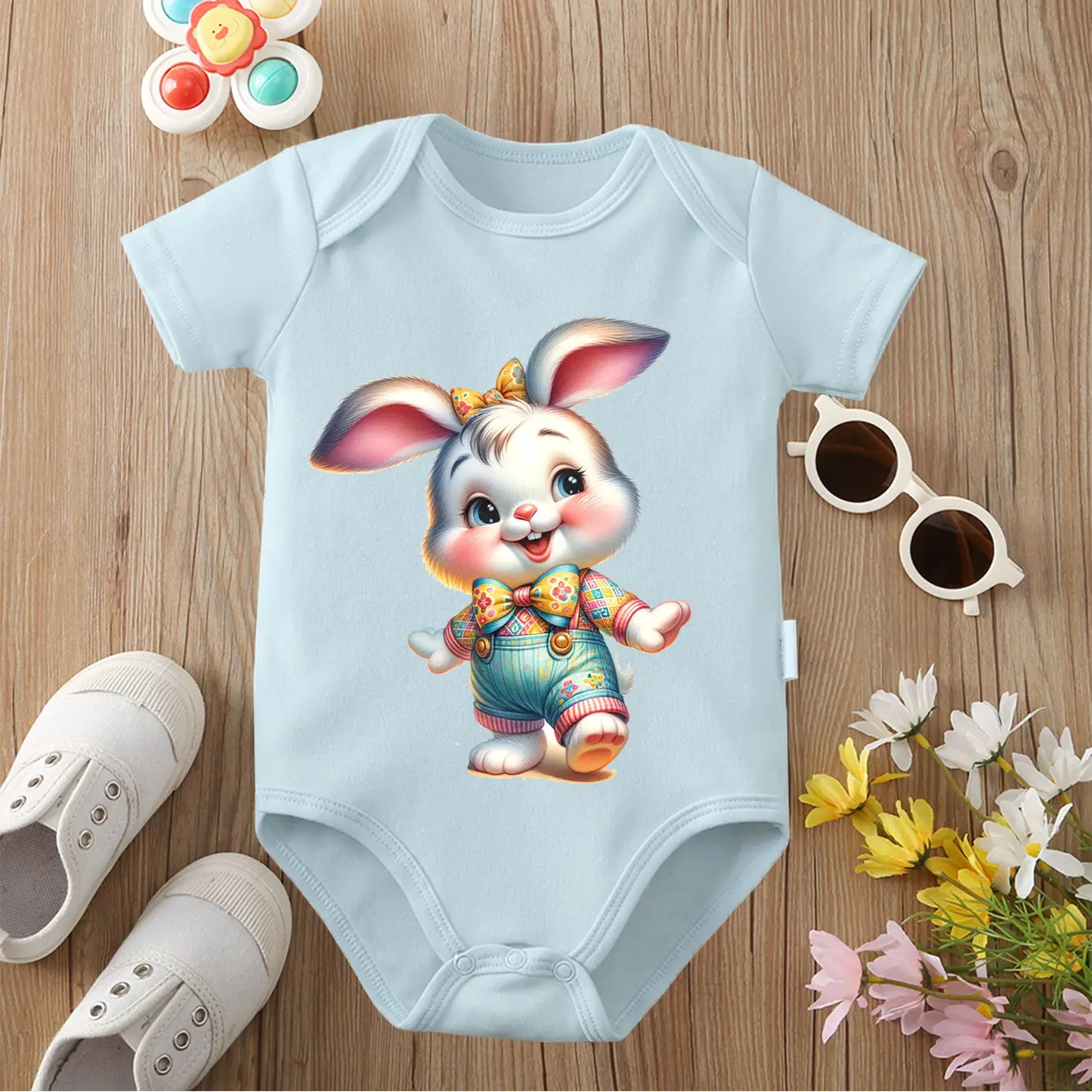 

Pure Cotton Cloths Baby Looks So Cute Exquisite Print Comfortable Onesie Bodysuit for Baby Jumpsuit for 0 To 12 Months Newborn