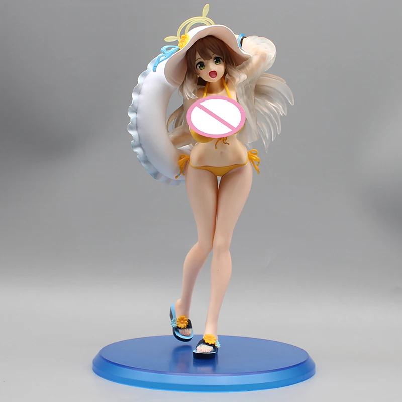 

23cm Game Cartoon Blue Archive Nonomi Figure Summer Kawaii Izayoi Nonomi Figure Swimsuits Girl Model PVC Collection Statue Toys