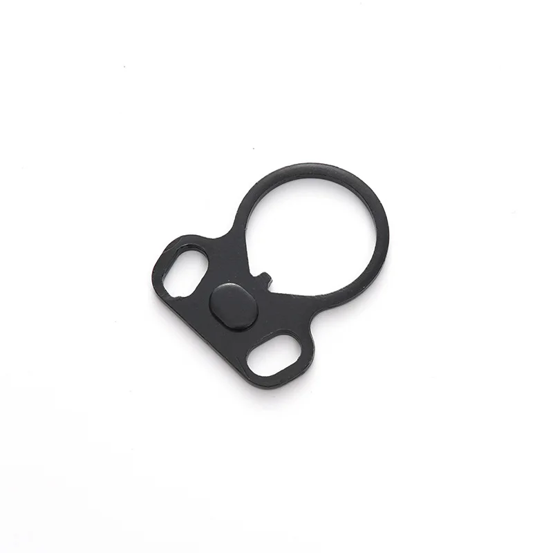 Adaptateur de fronde de plaque d'extrémité de fusil boucle de touristes ambidextre un support de fronde de point unique pour AR-15 figuré AK47 AR10 accessoires de odorde chasse