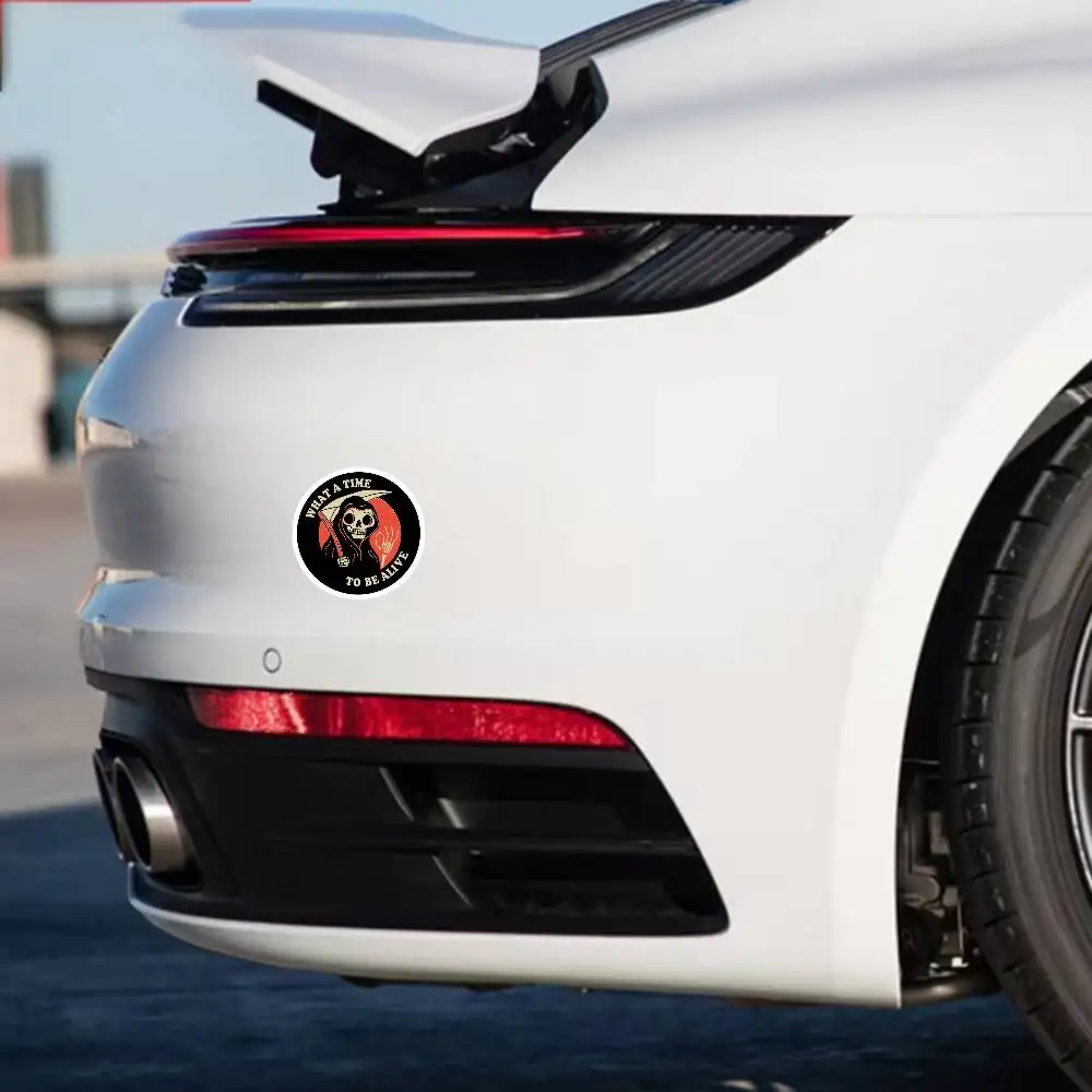 ما وقت أن تكون على قيد الحياة ملصق ملصقات مقاومة للماء لتزيين نوافذ السيارات والدراجات النارية وأجهزة الكمبيوتر.