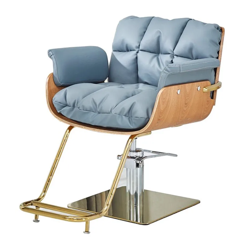 Simple Trendy Barber Chairs Exquisite Beauty Premium Nordic Salon Chairs Design Elegant Silla Para Lashista Salon Furniture
