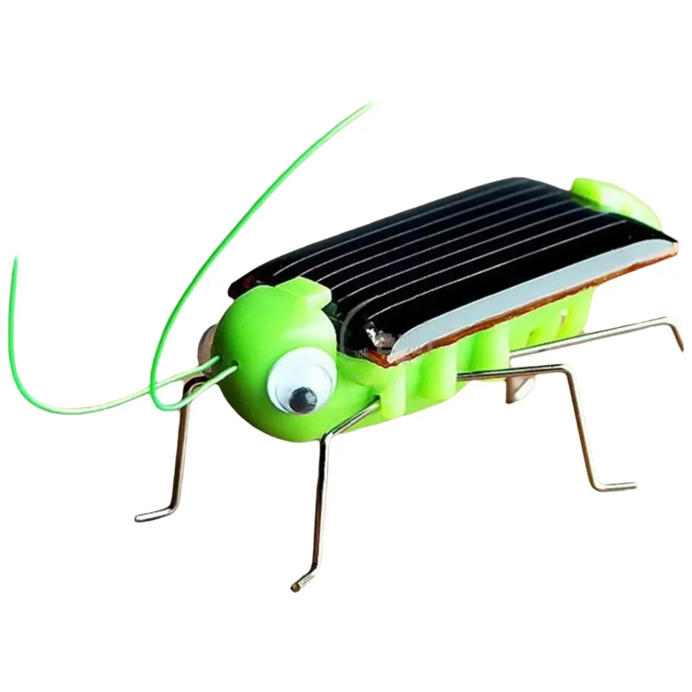 Brinquedo de gafanhoto solar quebra-cabeça crianças presente selecionado simulação inseto presente meninos e meninas educação científica engraçado brinquedo em movimento criança