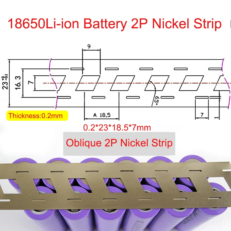 Variant: 18650 0.20x23x18.5mm
