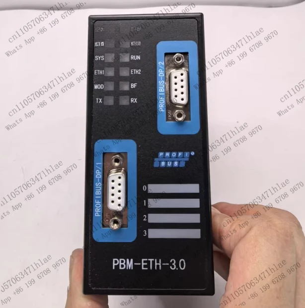 PBM-ETH-3.0 New industrial gateway Supports PROFIBUS bus communication with dual network ports ETH1/ETH2