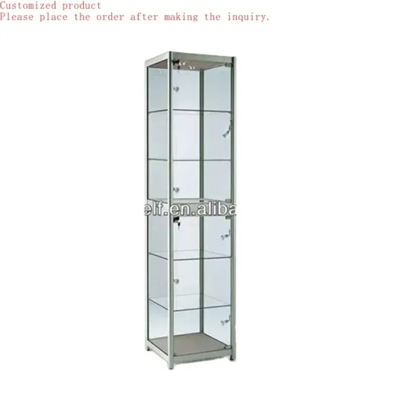 

Custom.Toys Counter Display Cabinet Glass Display Cases MDF Jewelry Showcase