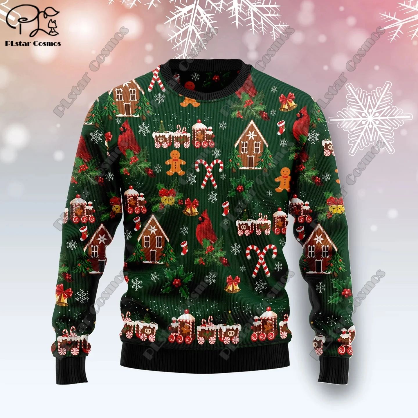 Sudadera con estampado 3D para hombre y mujer, suéter informal Unisex con estampado 3D de árbol de Navidad, Papá Noel, tatuaje, gato, Animal, ciervo, oso, feo, invierno, M11