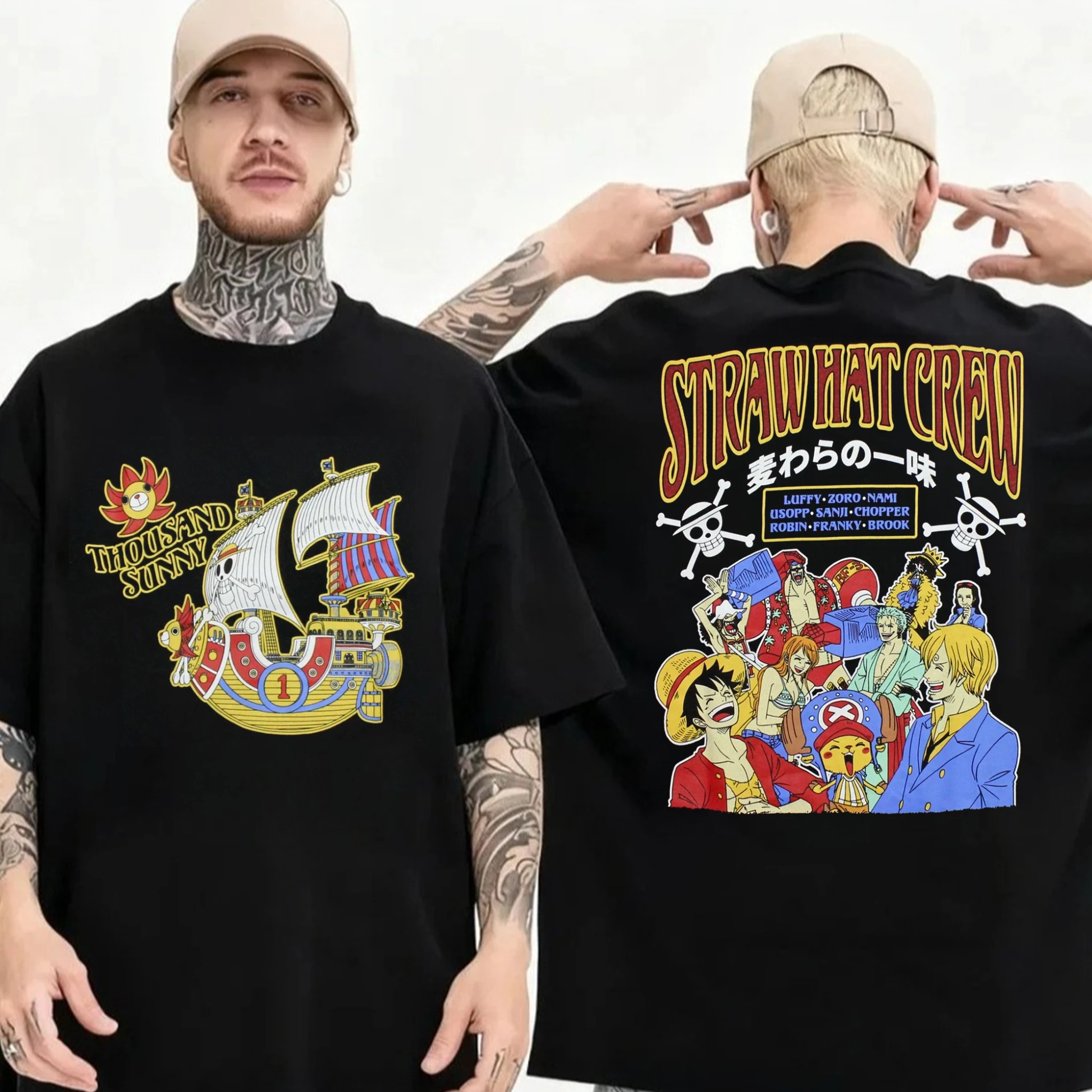 One Piece Anime T Shirt Men Women Cotton Short Sleeve Tee Tops 2026 Summer Luffy Zoro Sanji Graphic Print Streetwear Casual Y2k