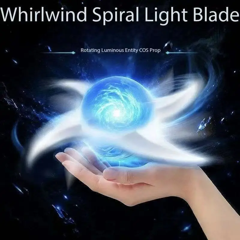New Arrival Spiral Wristband Windmill Spiral Light Blade Shuriken Cosplay Props Glowing Toys Laser Sword Anime Accessories Gift