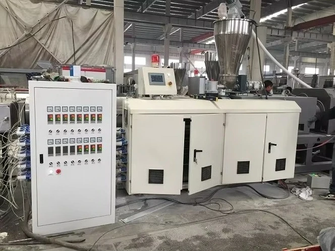 Fosita Automatic Twin Screw Foam PVC/WPC Board Extrusion Line UPVC Profiles for Windows PVC Panel Extrusion Machine
