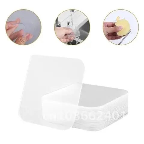 

100/5Pcs Strong Adhesive Sticker Wall Photo Auxiliary Double-Sided Hanging Fixed Two-Sided Bathroom Waterproof Viscose Tape