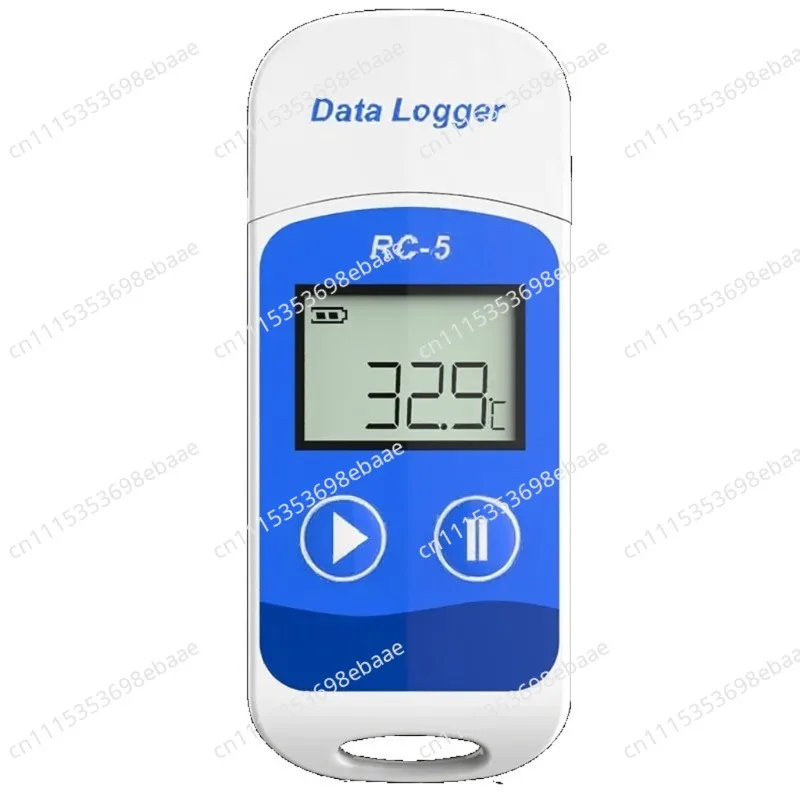 RC5 Cold Chain Transport USB Temperature Recorder, Refrigerated Truck Dedicated Automatic Data Thermometer for Livestock Farming