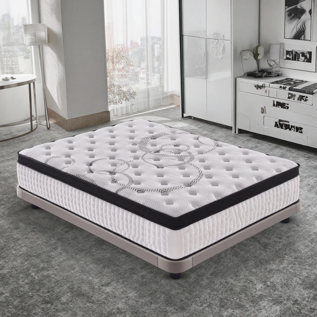 World's Best-Selling Latex Spring Mattress with Memory Foam Compression Roll Pocket Spring-for Apartment or Villa Bedding