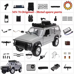 Original MN MODEL MN78  MN82 RC Car Spare Parts ESC Swing Arm C Seat Differential Wavebox Tire Gear Shock Absorbers Kit Parts