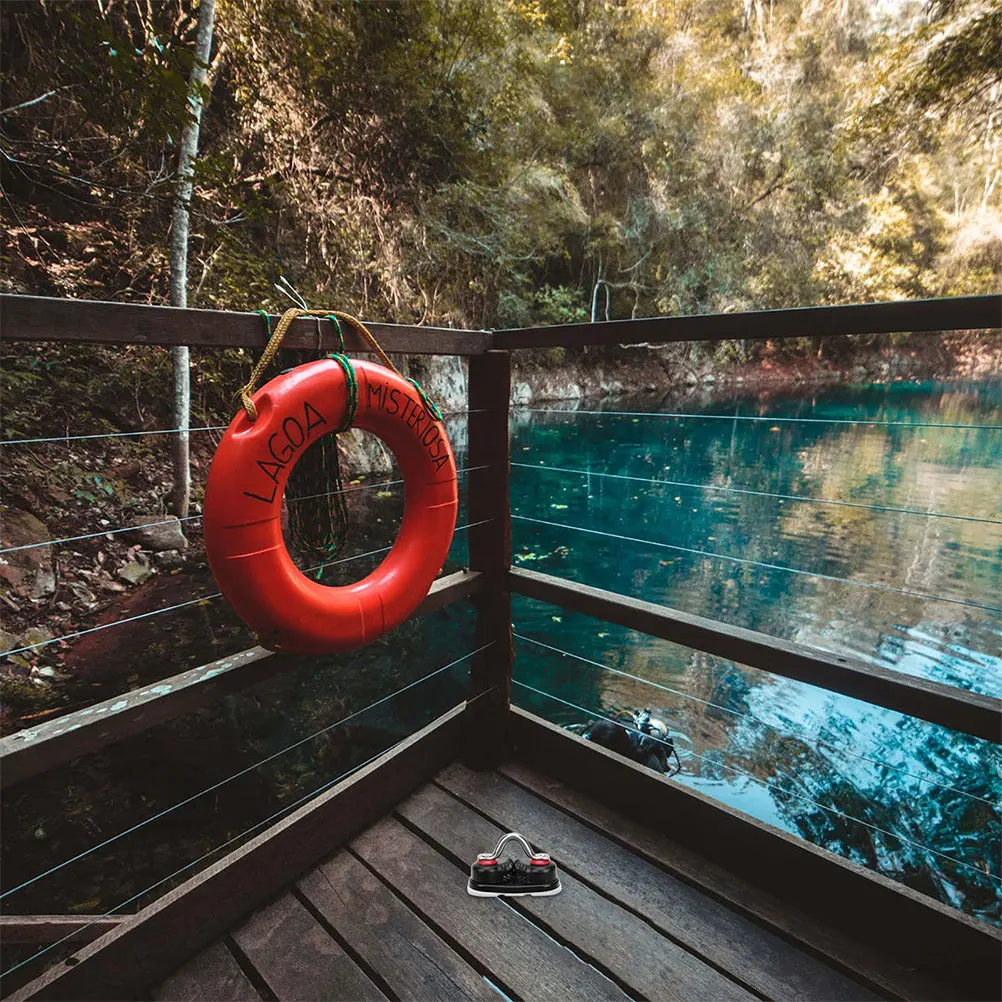 

2pcs Cam Cleats Rope Grip Black Anodized 86x38mm Boat Mooring Marine Line Anchor Rope Lock Holder Sailboat Accessories