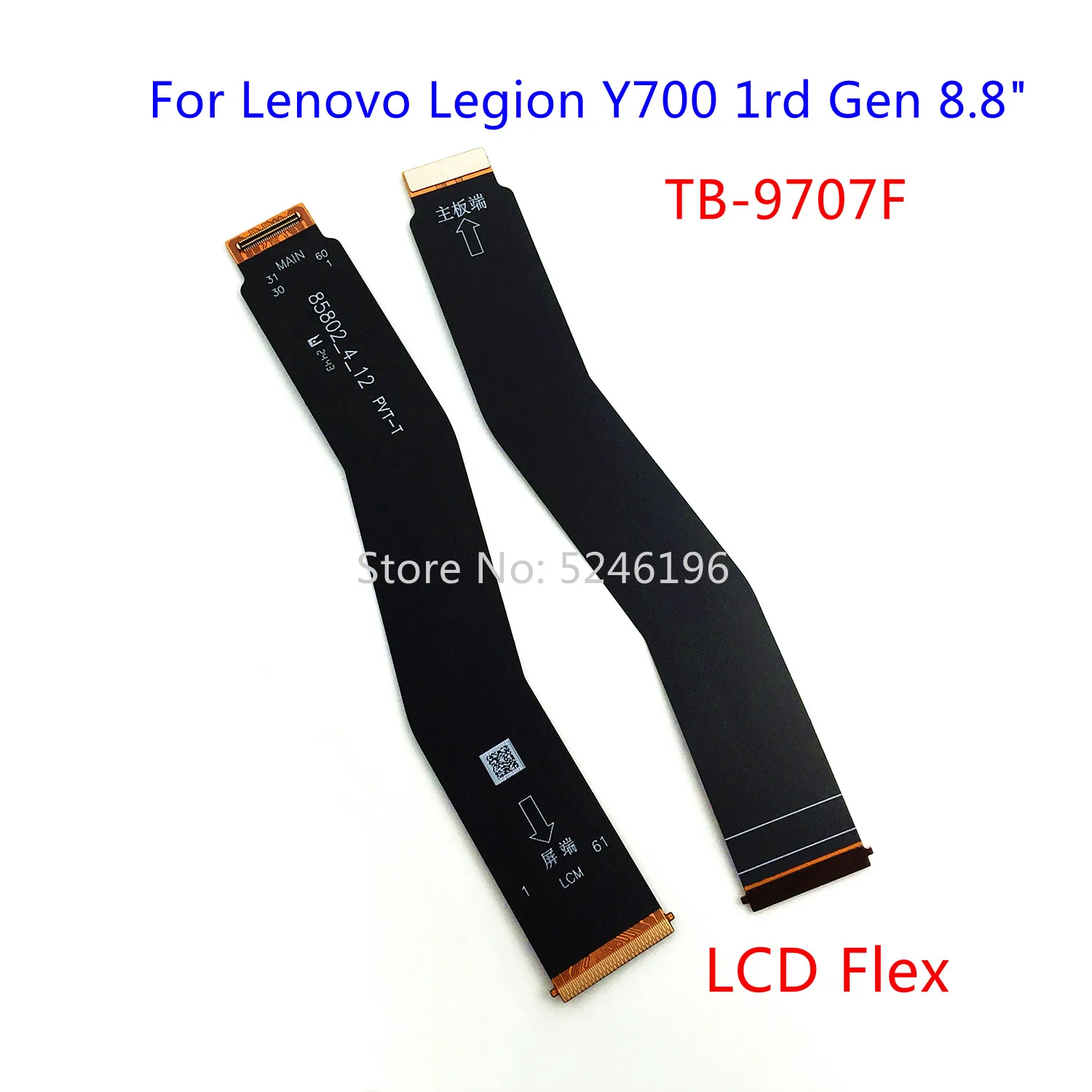 1pcs LCD Display Flex Cable Connect Mainboard for Lenovo Legion Y700 1st Gen 8.8' inch TB-9707F TB-9707 Replace Part.