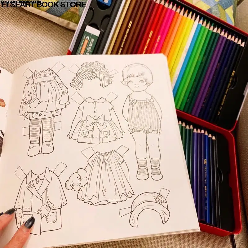 Korea dingles dolly dinger Duoli Coloring Book Coloring Book pregnant women prenatal education decompression painting book159