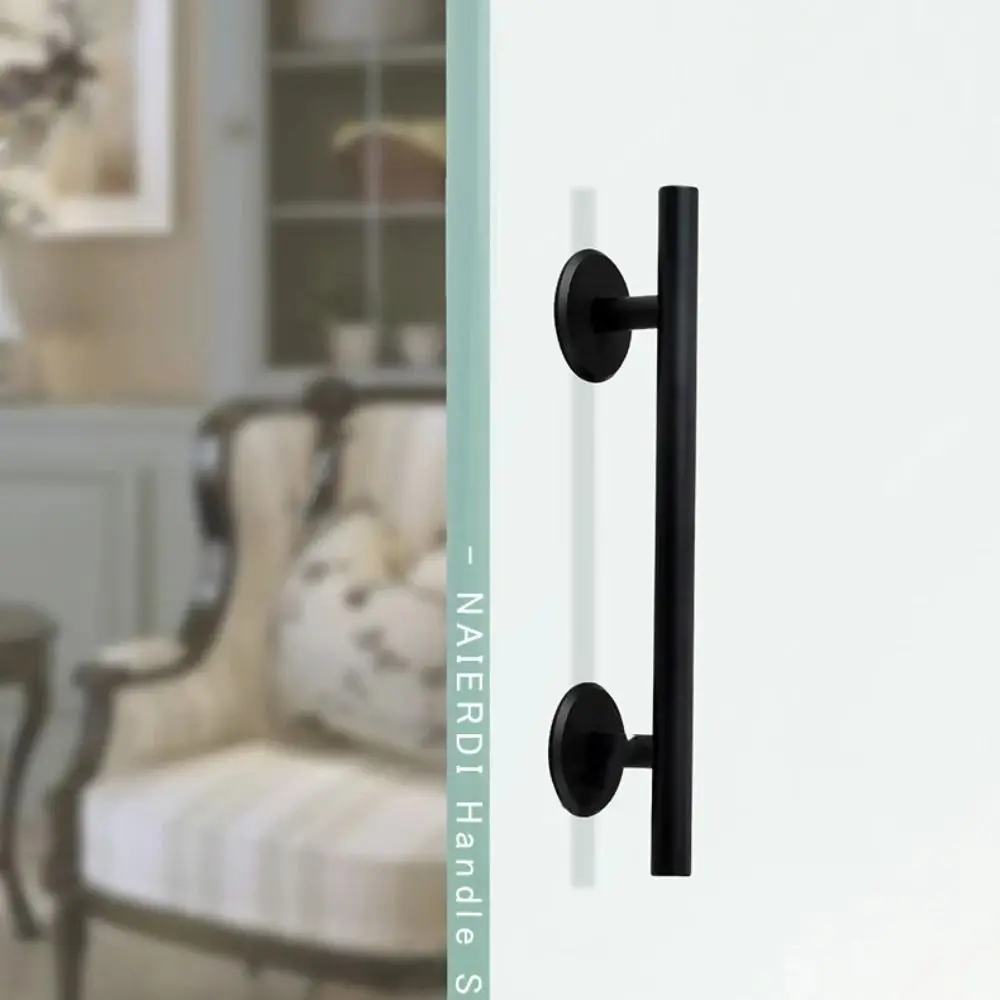 

No-Drilling Self-Adhesive Door Handle Light Luxury Aluminium Alloy Sliding Door Handle European Style Modern