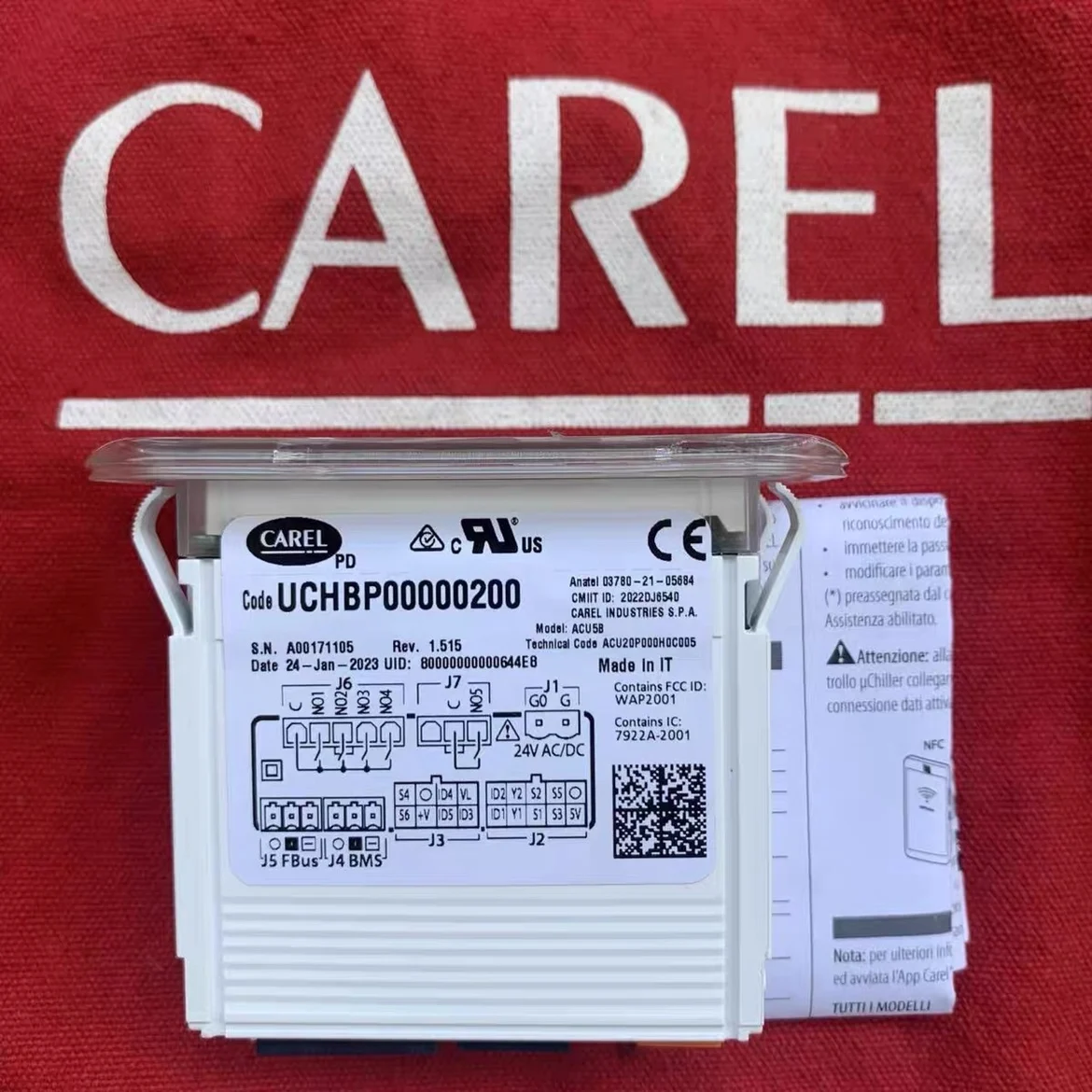 CAREL UCHBP00000200 Carle Thermostat UCHBPOOOO200