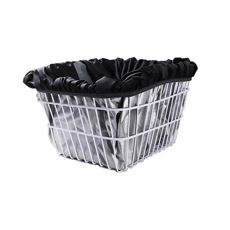 Bike Basket Cover Liner Rain Cover Waterproof Cover and Liner Weatherproof Bike Bag Beach Cruiser Basket Cover for Most Bicycle