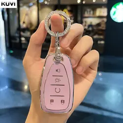 TPU Car Key Case Cover Keychain For Chevrolet Volt Bolt Trax Malibu Blazer Traverse Onix Equino Orlando Cruze Spark Sonic Camaro