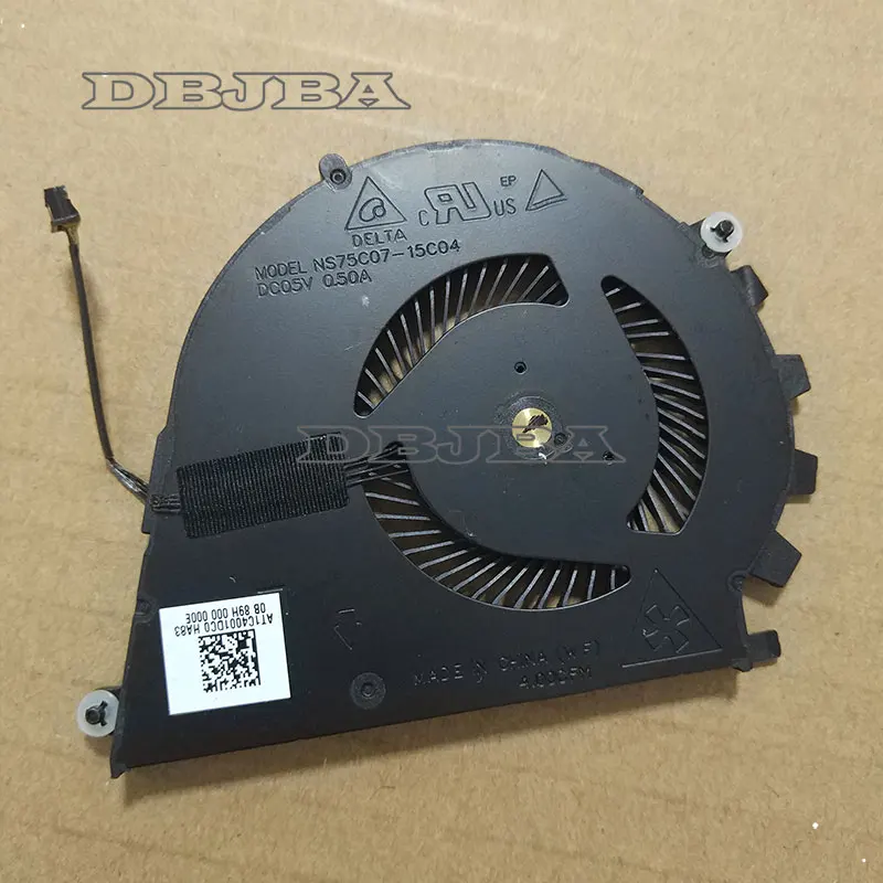 

CPU Cooler Fan For HP ZBook Studio G3 G4 NS75C07-15C04 AT1C4001DC0 HA83 5V 0.50A