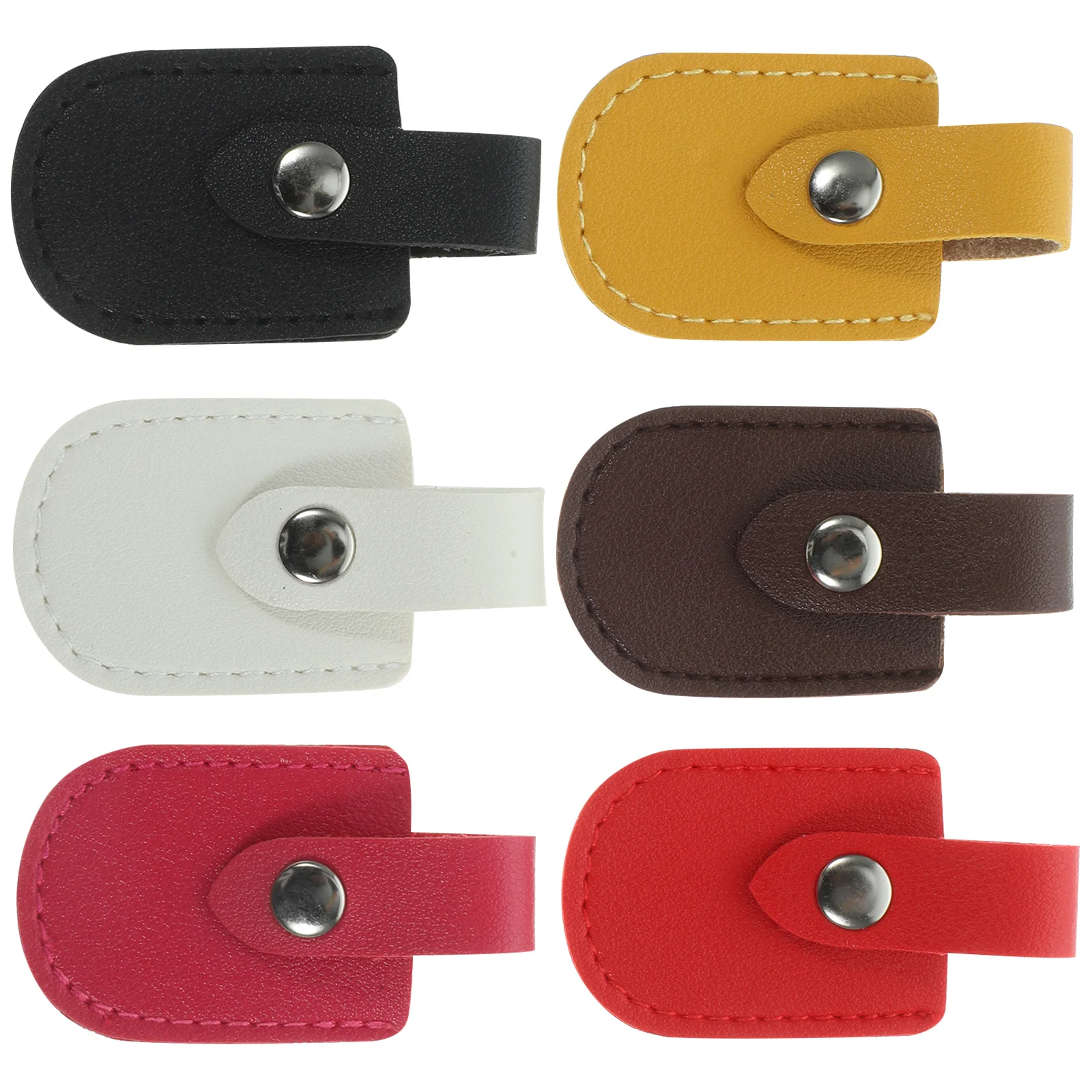 6 قطعة مقص الأظافر يغطي غمد واقية دائمة ل كماشة البشرة مانيكير أداة اكسسوارات مستلزمات صالون الأظافر #5