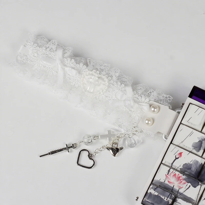 【Lace Keyboard Ribbon Mechanical Keyboard Strap Universal Personalized Keyboard Ribbon Keyboard Decor Accessories】