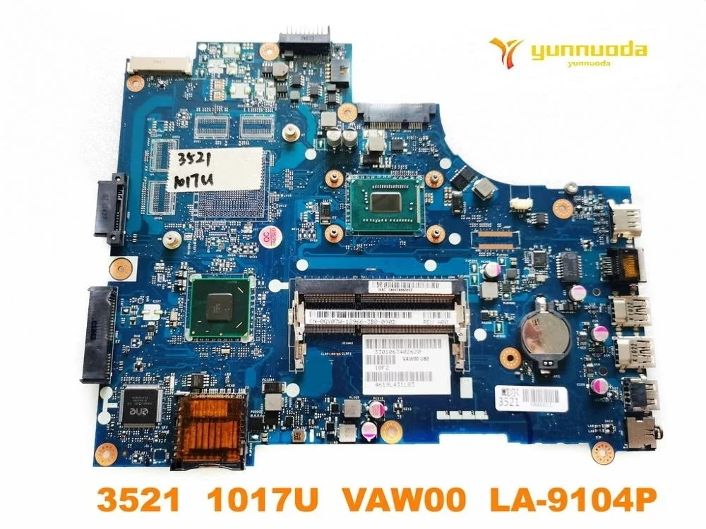 

Original for DELL 3521 laptop motherboard 3521 1017U VAW00 LA-9104P tested good free shipping