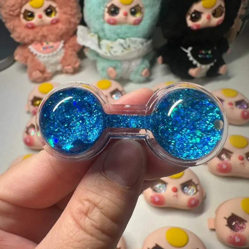 Kawaii Baby Three 400% Series and Lila 600% Series Replaceable Diy Flowing Sand Eyes Multi-Color Eyes Doll Accessories