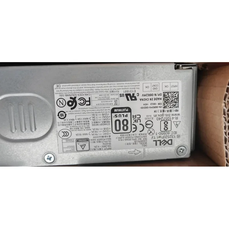 for D300EPS-00 06R2MV 80 Platinum Certified Power Supply Unit High Efficiency Modular PSU for Desktop PC Gaming Workstation