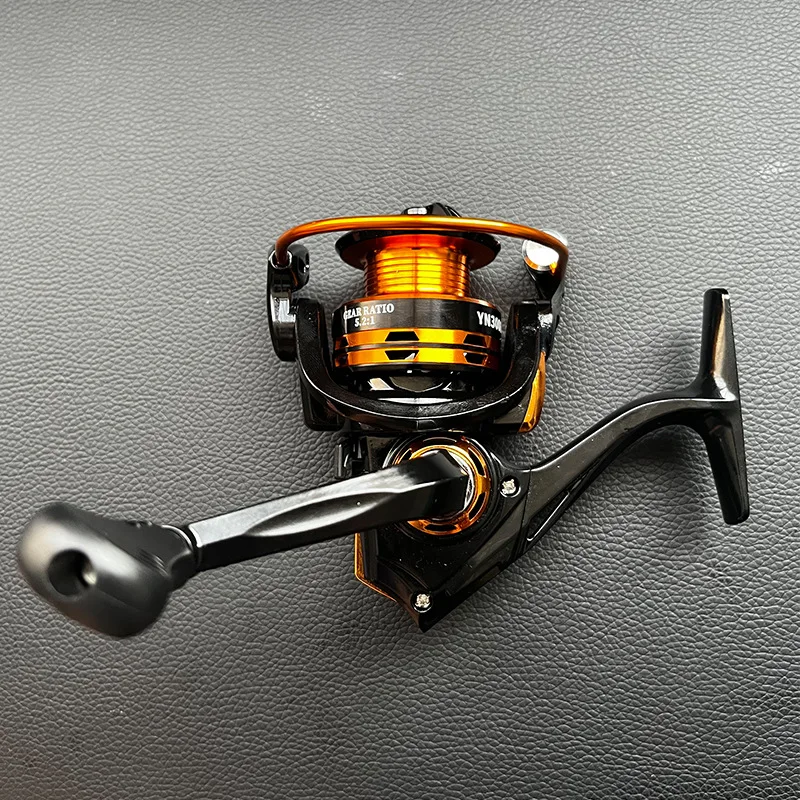 Spinning Fishing Reel Metal Yn300 High Gear Ratio 5.2 :1 For Saltwater Sea Lure Rock Surf Fishing Tackle Wholesale