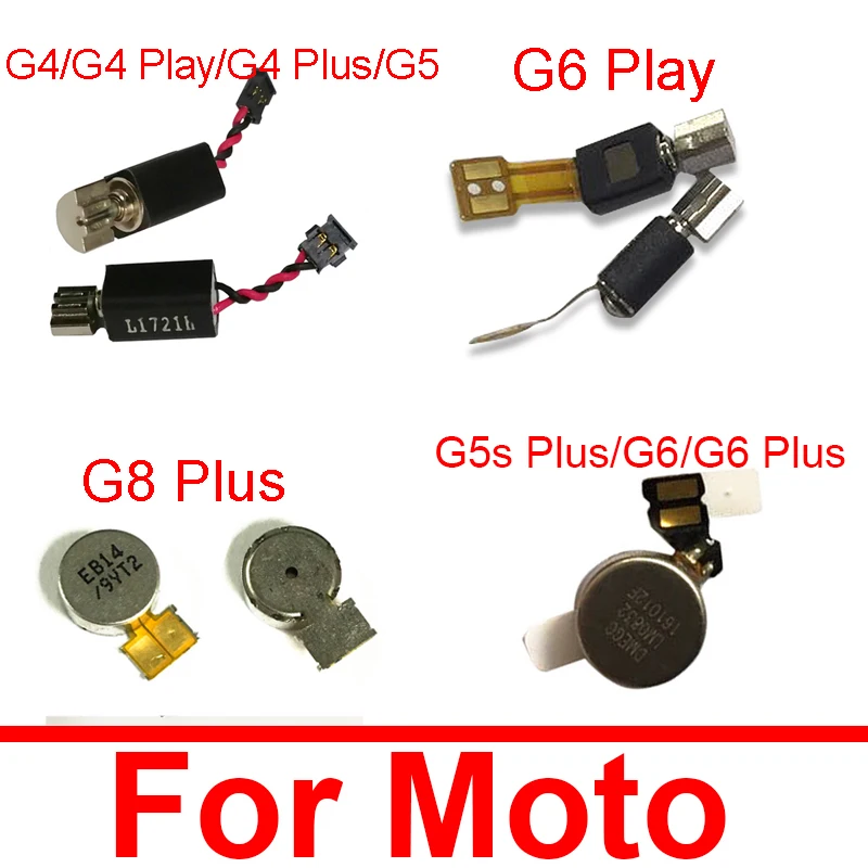 Vibrator Module For Motorola Moto G4 G5 G6 Play G8 Plus G5s Plus G7 Power One Vision P50 Vibration Flex Cable Replacement Parts