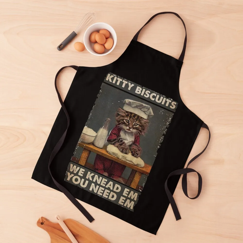 

Kitty biscuits we knead em you need em Apron Apron kitchen