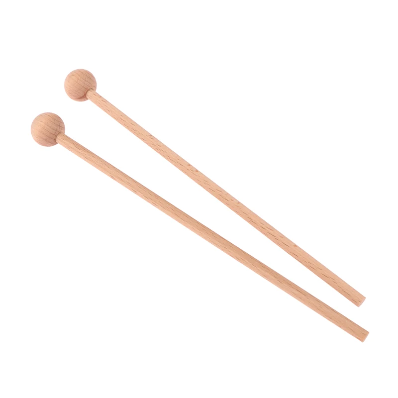 Nuevo Par de Baquetas de Madera Maciza, Instrumentos de Percusión para Niños, Mazos de Madera, Baquetas para Xilófono