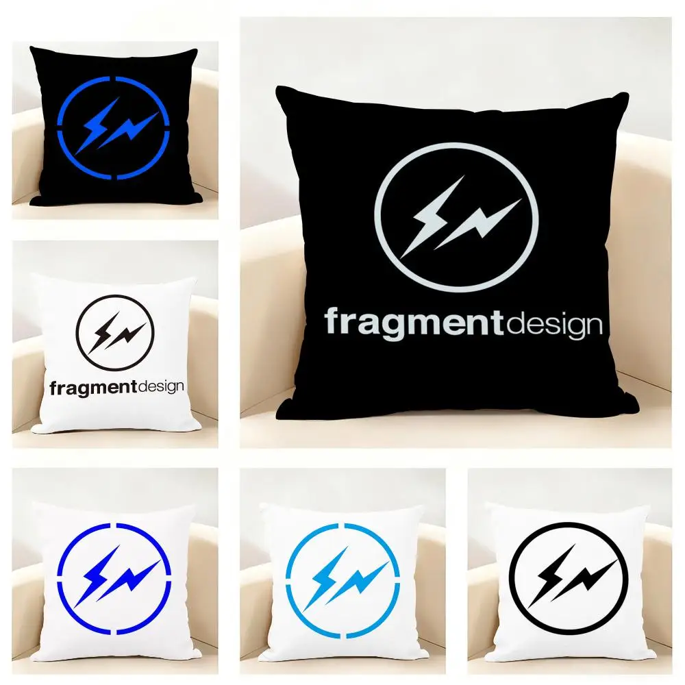 Lightning F-Fragment Design Cushion Cover Linen Pillowcase Soft  for Sofa Bed Home Room Decor