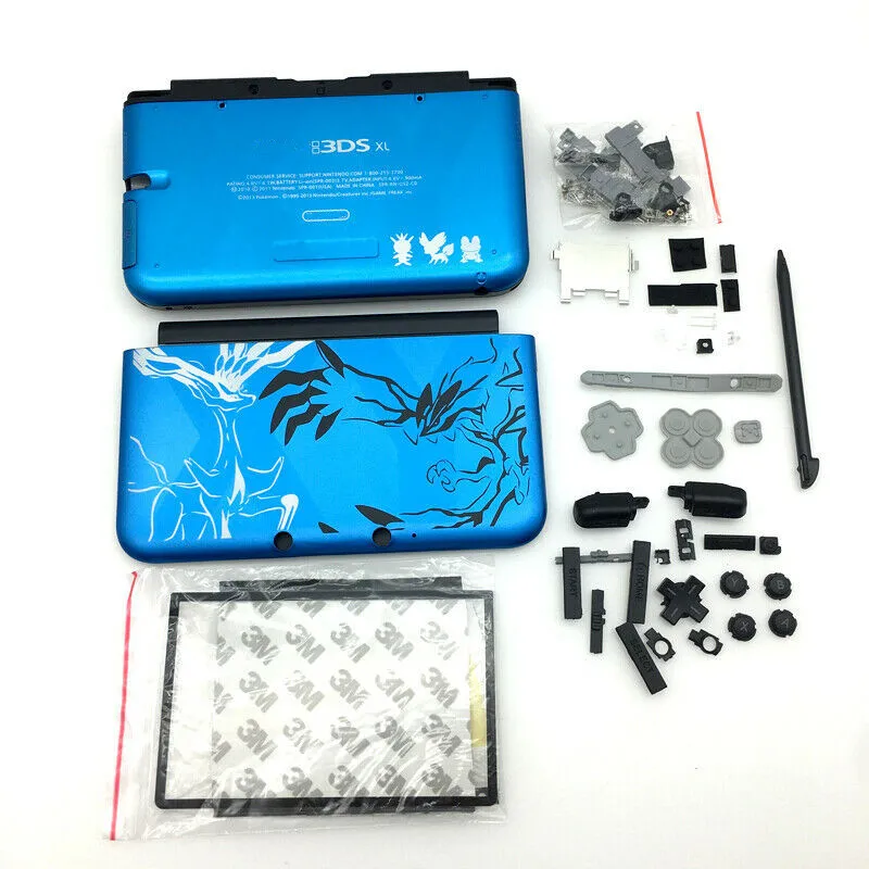 Full Housing Shell Case Cover Complete Fix Replacement Kit for 3DS XL/LL