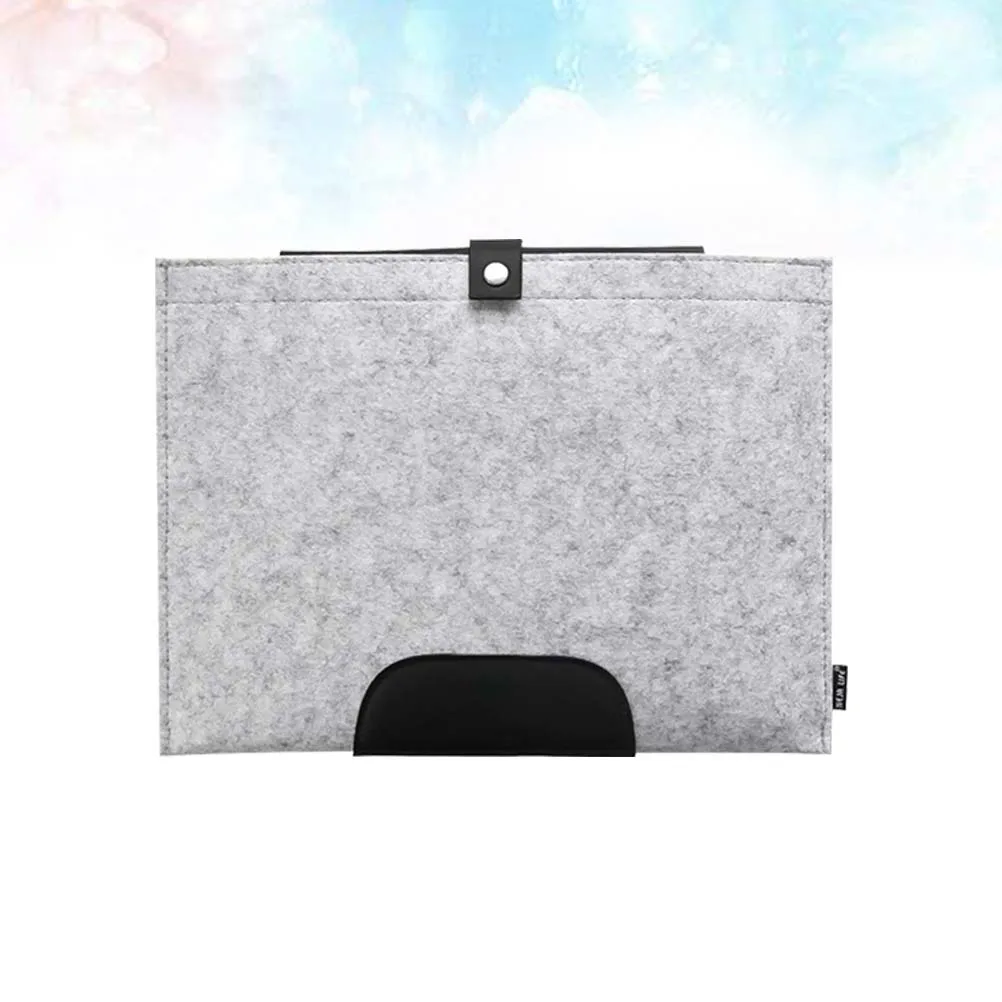 

A4 Felt File Folders Portable Paper Organizer Document Carrier Envelope Handbag Lightweight Storage Pouch For Office School