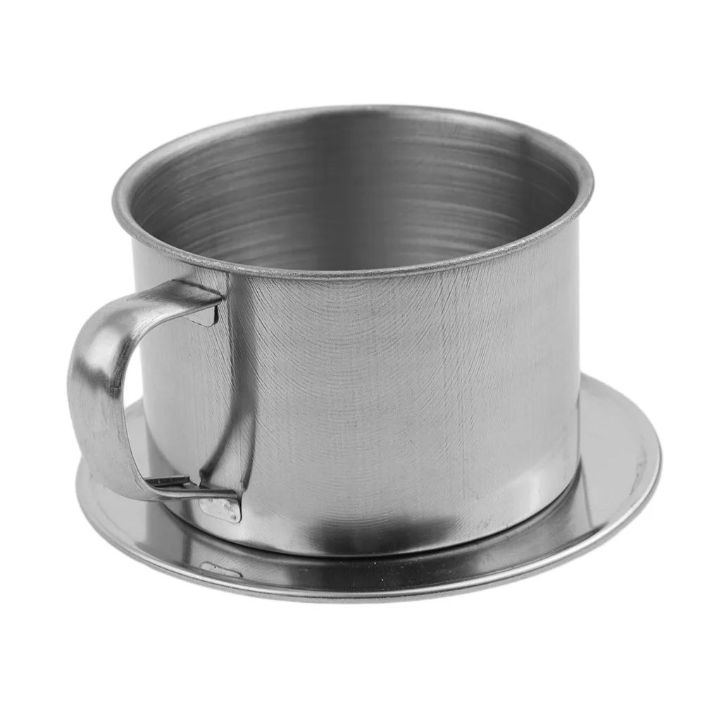 إبريق قهوة فيتنامي أصلي ، مُرشح بالتنقيط من الفولاذ المقاوم للصدأ ، ماكينة صنع القهوة ، استمتع بتخمير القهوة التقليدي في المنزل ، 50: 48 #4