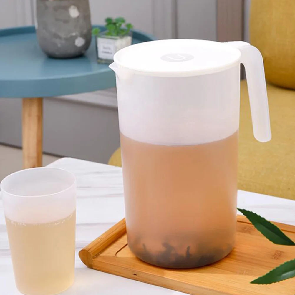 

Plastic Kettle Cold Water Kettle Kettle Set with Cups Large Capacity Water Pitcher Transparent Water Kettle
