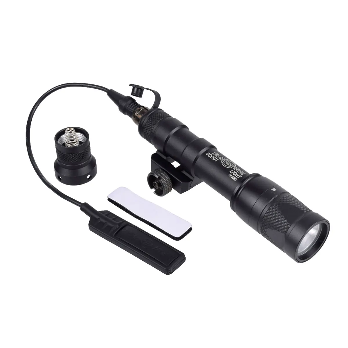 Tactical Weapon Flashlight M300V M600V IR Light LED Scout Torch Remote Pressure Switch for Hunting Picatinny Rail