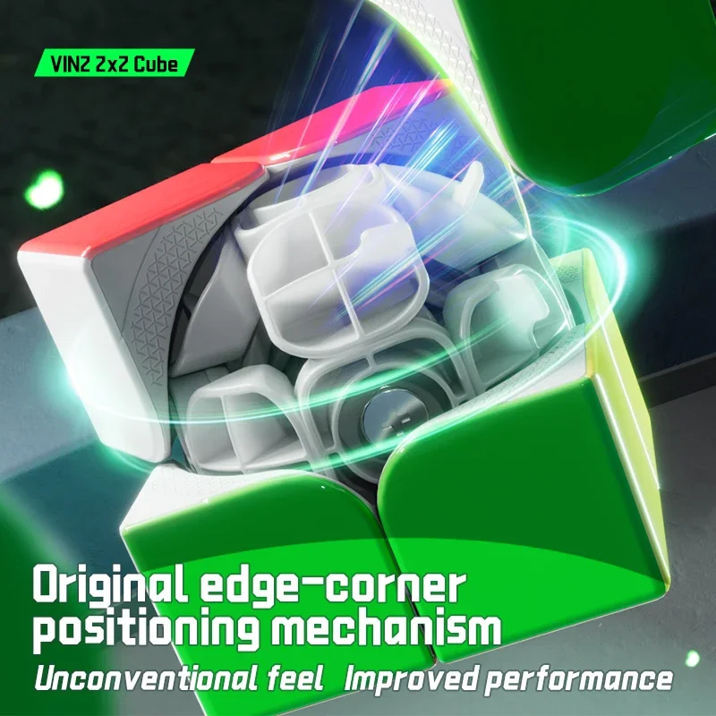 [ECube] Vin Cube 2M 2x2x2 Core magnético UV Vin 2 MagicCube MGC diseñador más nuevo cubo mágico de velocidad Vin Cube 4x4x4 cubos mágicos